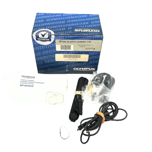 Olympus SP-600UZ 12MP 15X Zoom Digital Camera Original Box & Accessories - Picture 4 of 16